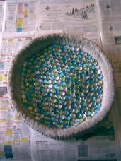 new bottom for the birdbath